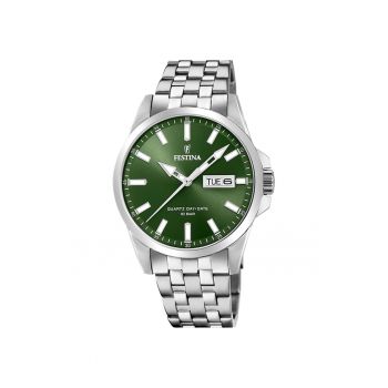 Ceas barbatesc  F20357/5 Quartz Argintiu
