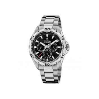 Ceas barbatesc  F20623/5 Quartz Argintiu