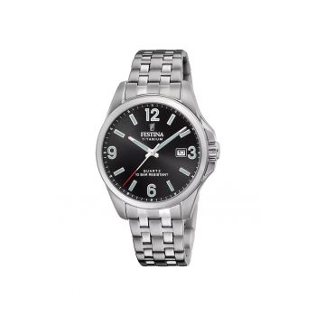Ceas barbatesc  F20696/3 Quartz Gri