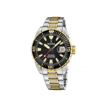 Ceas barbatesc -  F20706/3 - Quartz - Argintiu