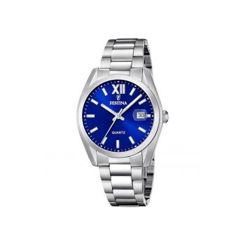 Ceas barbatesc  F20707/4 Quartz Argintiu