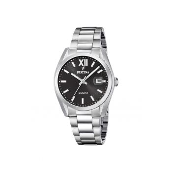 Ceas barbatesc  F20707/6 Quartz Argintiu