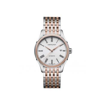 Ceas barbatesc  H39525214 Automatic Argintiu - Rose gold