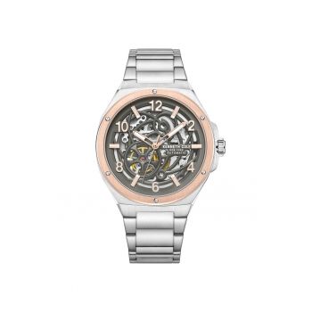 Ceas barbatesc  KCWGY0046303 Automatic Argintiu - Rose gold