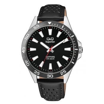 Ceas barbatesc  S08A-004PY Quartz Argintiu