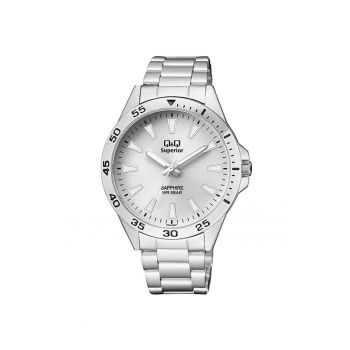 Ceas barbatesc  S08A-008VY Quartz Argintiu