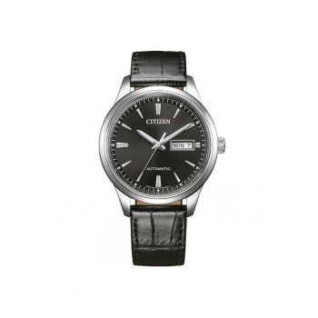 Ceas Barbati -  mecanism automat - inox - piele naturala - 40mm