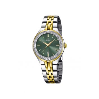Ceas dama  F16868/4 Quartz Argintiu - Auriu