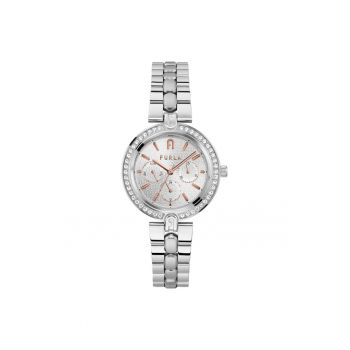 Ceas dama -  INOX - 34 mm - Argintiu