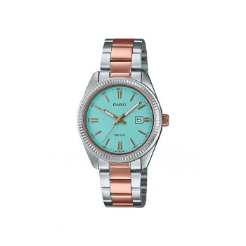 Ceas dama  LTP-1302PRG-2AVEF Quartz Argintiu - Albastru