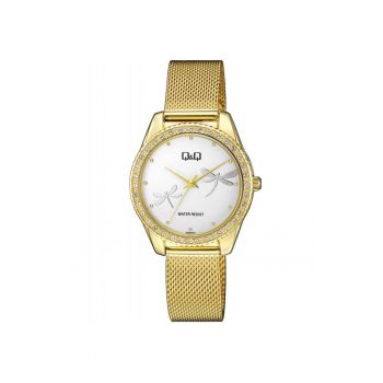 Ceas dama  QZ59J051Y Quartz Rose gold - Auriu