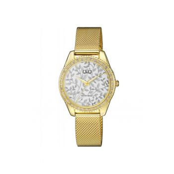 Ceas dama  QZ59J071Y Quartz Rose gold - Auriu
