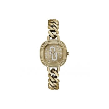 Ceas dama -  WW00048009L2 - bransoleta galbena - cadran champagne - 30x7mm - rezistent la apa 30m