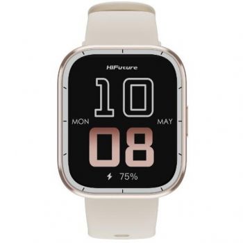 HiFuture Smartwatch HiFuture ZONE3, Ecran IPS 1.85, carcasa aluminiu, Apeluri Bluetooth, pana la 7 zile autonomie, 1 ATM (Roz)