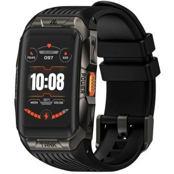 Kospet Smartwatch Kospet Tank X2 Ultra, Ecran AMOLED 1.64, GPS, Masuratori Ritm cardiac, Oxigen din sange, Stres, Monitorizare somn, 5 ATM (Negru)