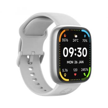 Maxcom Ceas inteligent Smartwatch Maxcom EcoWatch 6, Ecran 1.83 TFT-LCD, Argintiu