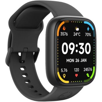 Maxcom Ceas inteligent Smartwatch Maxcom EcoWatch 6, Ecran 1.83 TFT-LCD, Negru