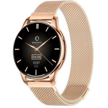 Maxcom Ceas Smartwatch Maxcom Ecowatch ECO3, EW03 ZL, ecran 1.32 inch AMOLED, Android, iOS, IP67, Auriu