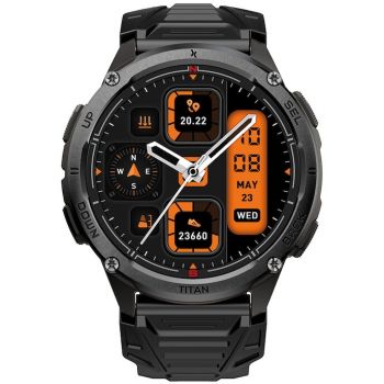 Maxcom Ceas Smartwatch Maxcom FW111 CZ, Titan Chronos, 1.43 inch AMOLED Corning Gorilla Glas, IP69K, 5AT, GPS, Negru