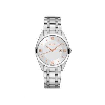 Ceas barbatesc  121.10.023R.10 Quartz Argintiu