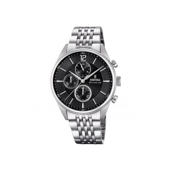 Ceas barbatesc  F20285/4 Quartz Argintiu