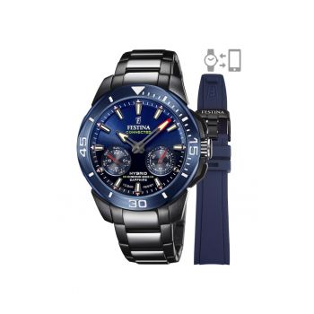 Ceas barbatesc  F20647/1 Quartz Negru