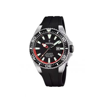 Ceas barbatesc  F20664/3 Quartz Argintiu