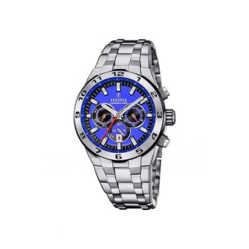 Ceas barbatesc  F20670/3 Quartz Argintiu