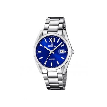 Ceas barbatesc  F20683/4 Quartz Argintiu