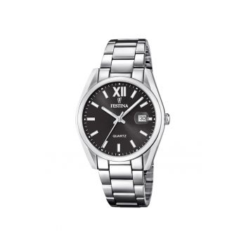 Ceas barbatesc  F20683/6 Quartz Argintiu