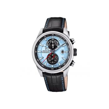 Ceas barbatesc  F20695/2 Quartz Argintiu