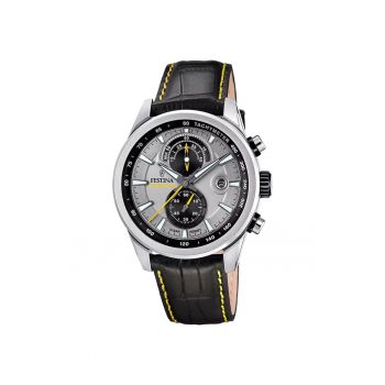 Ceas barbatesc  F20695/4 Quartz Argintiu