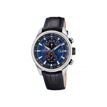Ceas barbatesc  F20695/5 Quartz Argintiu