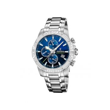 Ceas barbatesc  F20704/4 Quartz Argintiu