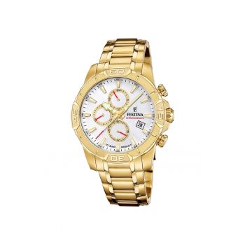 Ceas barbatesc  F20705/1 Quartz Auriu