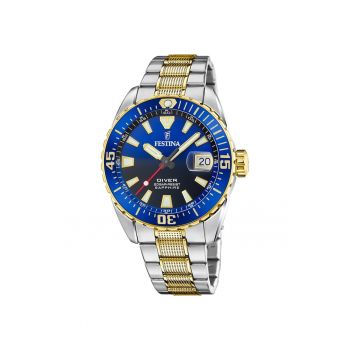 Ceas barbatesc  F20706/1 Quartz Argintiu - Auriu