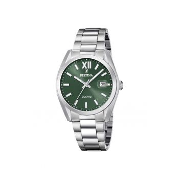 Ceas barbatesc  F20707/5 Quartz Argintiu
