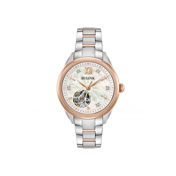 Ceas dama  98P170 Automatic Argintiu - Rose gold