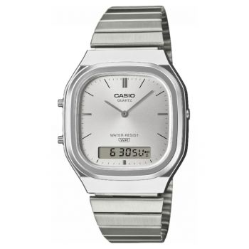 Ceas dama  AQ-240E-7AEF Quartz Argintiu