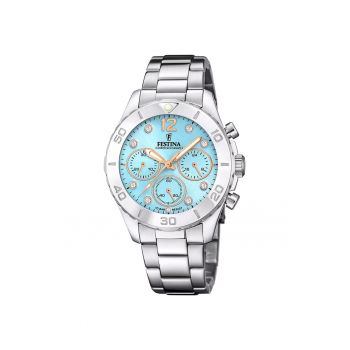 Ceas dama  F20603/4 Quartz Argintiu