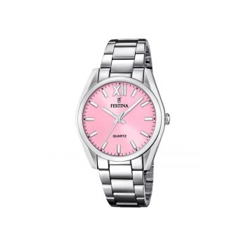 Ceas dama  F20622/M Quartz Argintiu