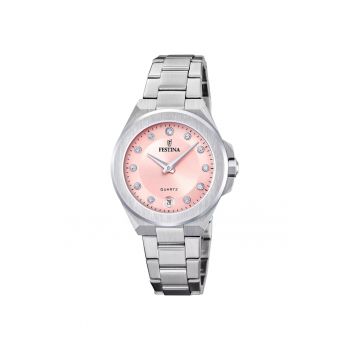 Ceas dama  F20700/2 Quartz Argintiu