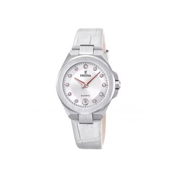 Ceas dama  F20701/1 Quartz Argintiu