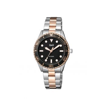 Ceas dama  Q55A-002PY Quartz Argintiu - Rose gold