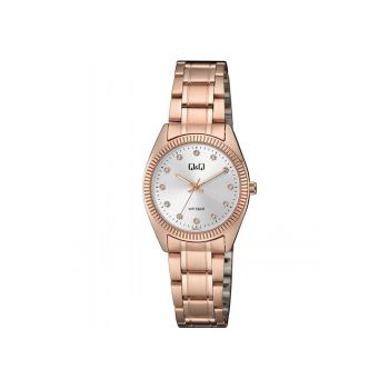 Ceas dama  QZ65J011Y Quartz Rose gold - Auriu rose