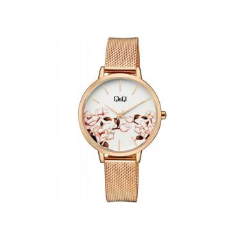 Ceas dama  QZ67J051Y Quartz Rose gold - Auriu rose