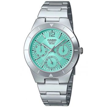 Ceas  Damski Quartz LTP-2069D-2A3VEF - Bratara Argintie - Rezistent la apa 5 ATM