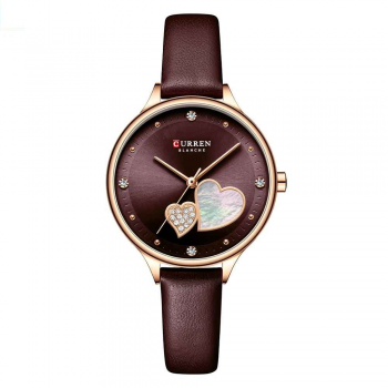 Ceas de dama Curren - Stil casual  fashion maro