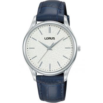 Ceas de dama - Sekonda - Quartz - Piele - Albastru - Argintiu