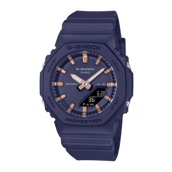 Ceas G-Shock  GMA-P2100M-2AER - albastru - mecanism quartz - rezistent la apa 20 ATM - curea din cauciuc
